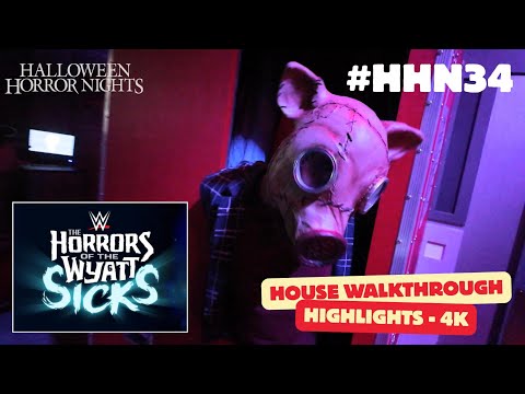 Halloween Horror Nights Orlando 2025 - The Horrors of the Wyatt Sicks Walkthrough Highlights #hhn34