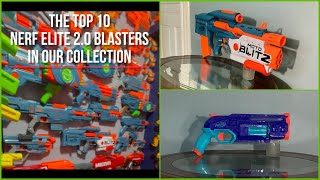 TOP 10 NERF Elite 2.0 Blasters In Our Collection!  #shorts #nerf #top10 #nerfguns #nerfgun #blasters