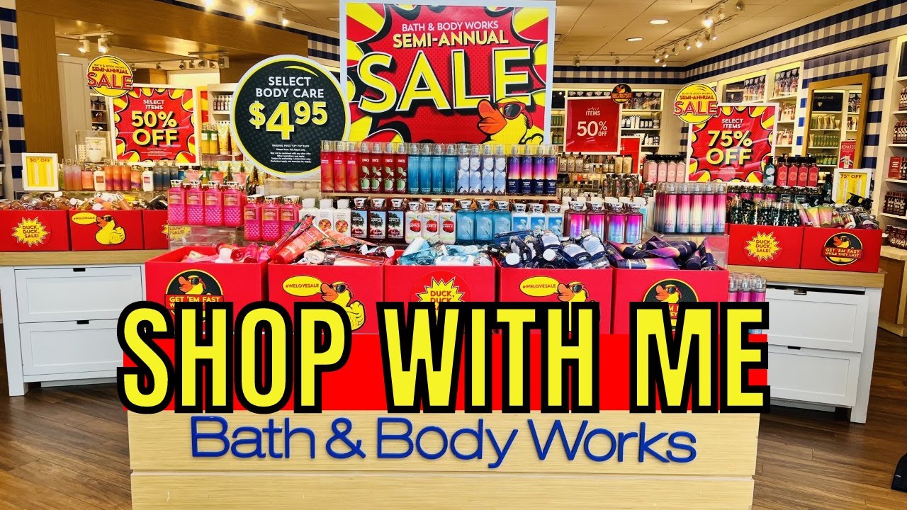 BATH & BODY WORKS SEMI ANNUAL SALE 2022 SHOP WITH ME BATH & BODY