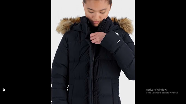 Gotham 550 fill power down hooded parka the north face