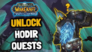 Unlock Son of Hodir Quests WOTLK