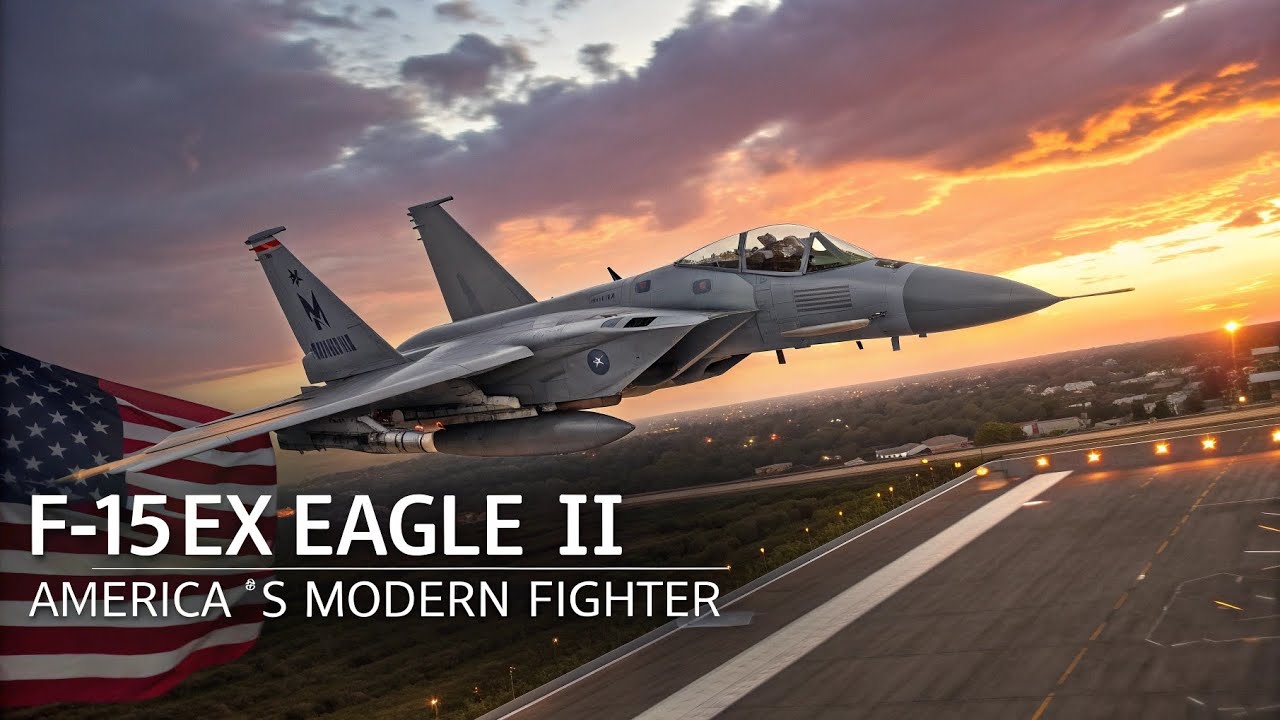 “F-15EX Eagle II — America’s Most Advanced Modernized Fighter Jet”