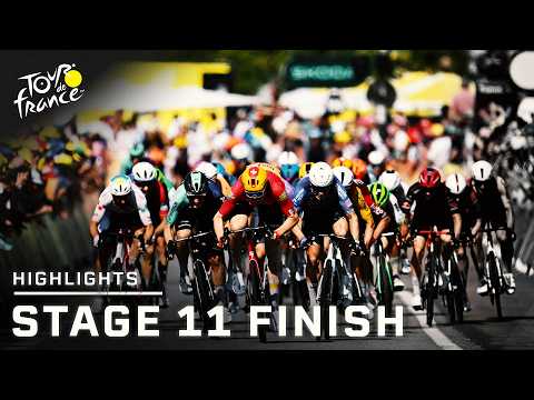 Tour de France 2026 Highlights: Stage 11 finish | Cycling on NBC Sports