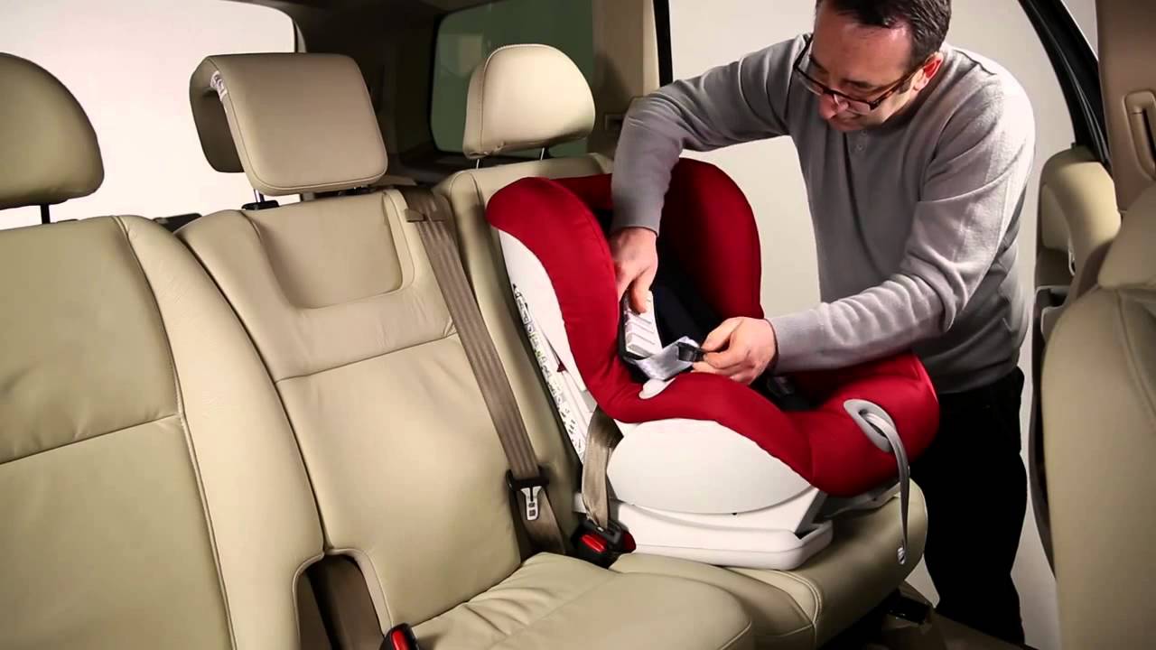 Установка Romer Versafix при помощи 3-х точечного ремня безопасности
