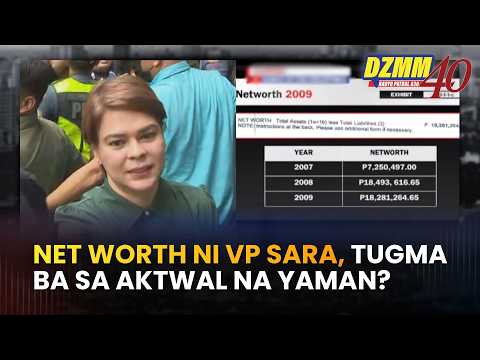 Tolosa: VP Sara's net worth merely part of unexplained wealth case | (15 September 2026)