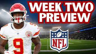 NFL Week 2 Betting Preview: All 16 Games, Odds and Injuries Guide
