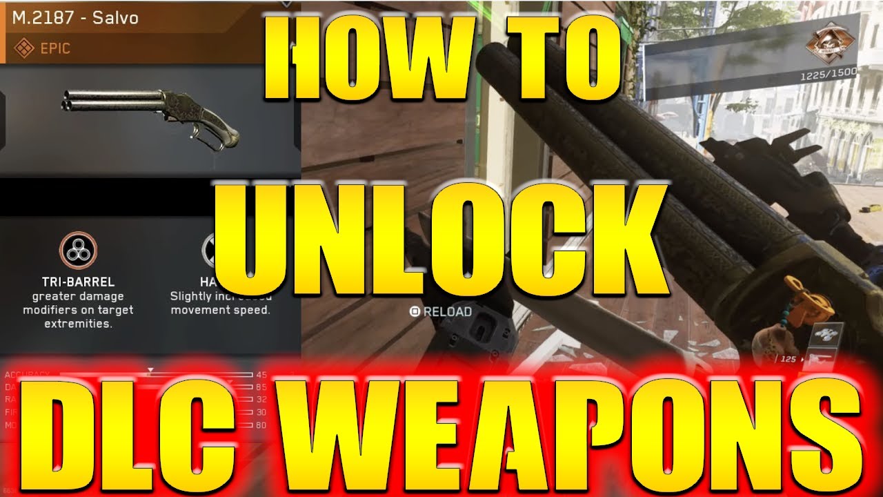How to Unlock DLC WEAPONS INFINITE WARFARE Permanent Unlock Tokens