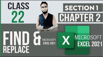 FIND & REPLACEMENT IN MICROSOFT EXCEL BY ABDULLAH GRAPHICS