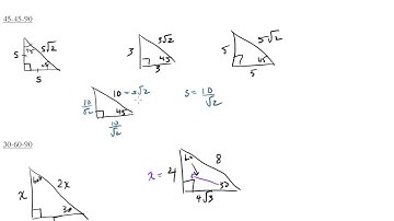 #34 - Special Triangles, SAT Math Bootcamp