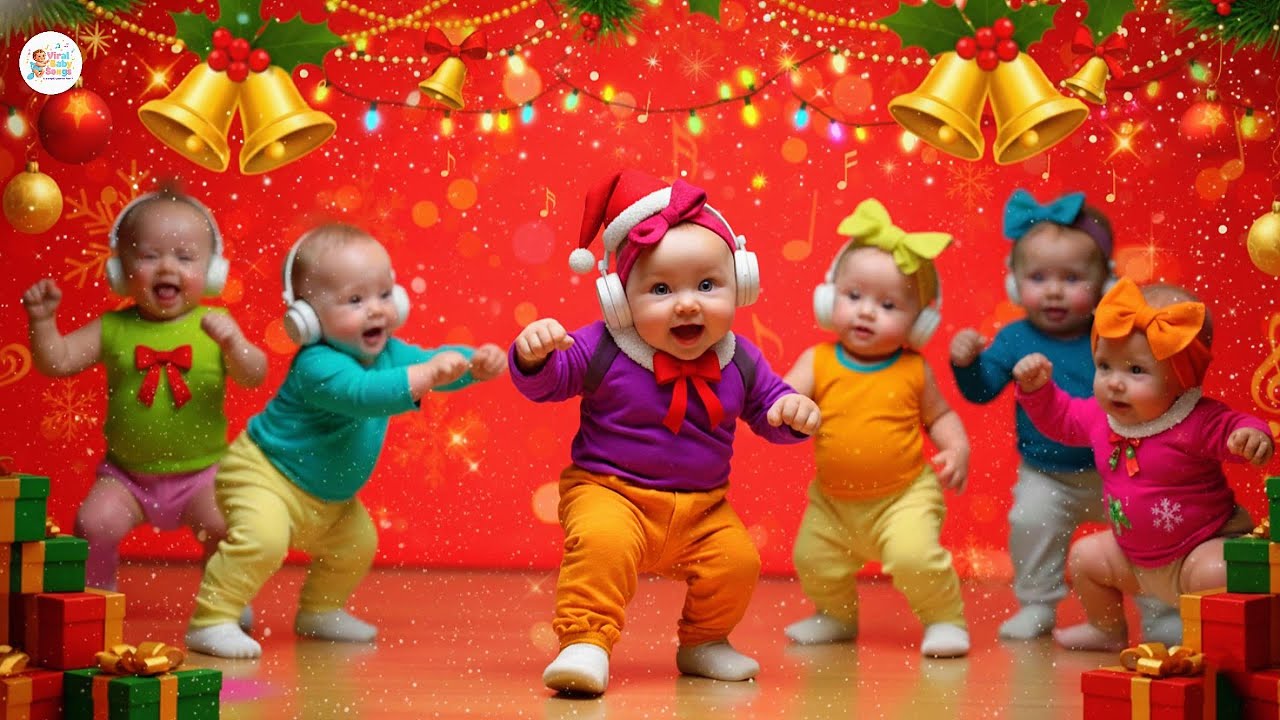 Jingle Bells Song 2025 | Baby Dance & Holiday Fun Christmas Song for ...