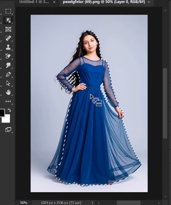 How to remove transparent background using photoshop - YouTube