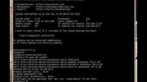 Konfigurasi SSH Ubuntu 19.04 di VirtualBox