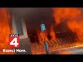 Suspect arrested after shopping cart fire outside SW Detroit grocery store