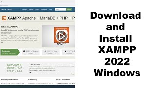 Download and Install XAMPP - 2022 - Windows