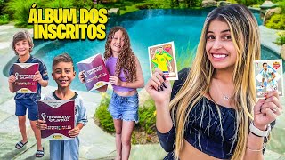 COMPLETEI O ÁLBUM DA COPA DOS INSCRITOS DO CANAL!!