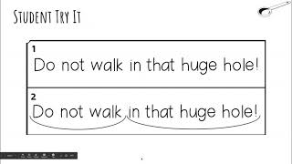 Scoop And Phrase - Reading Strategy