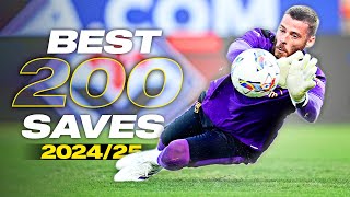 Best 200 Goalkeeper Saves In Football 2024/25 #2 | Hd