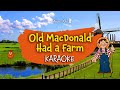 Old macdonald had a farm  karaoke with lyrics for kids