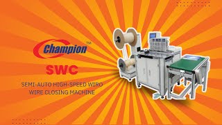 Famous Champion SWC Semi-Auto High-Speed Wiro Wire Closing Machine | AFRA Printechnik Wealth