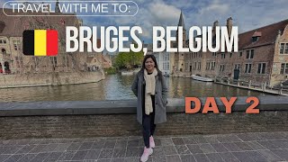 Travel With Me To: Bruges, Belgium Day 2 | Walking Tour | Beautiful City in Belgium #creuzart