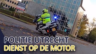 Politie | Middagdienst op de motor | Diefstal | Mishandeling | Rijden zonder rijbewijs | Utrecht