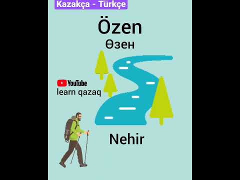 Kazakça -Türkçe 5 söz öğrenelim #kazakça #türkdünyası #kazakistan