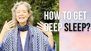 How To Get Deep Sleep? Dr. Connirae Andreas give us an answer, a solution and an exercise. Tutorial