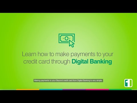 Payments to your Beyond credit card through Digital Banking