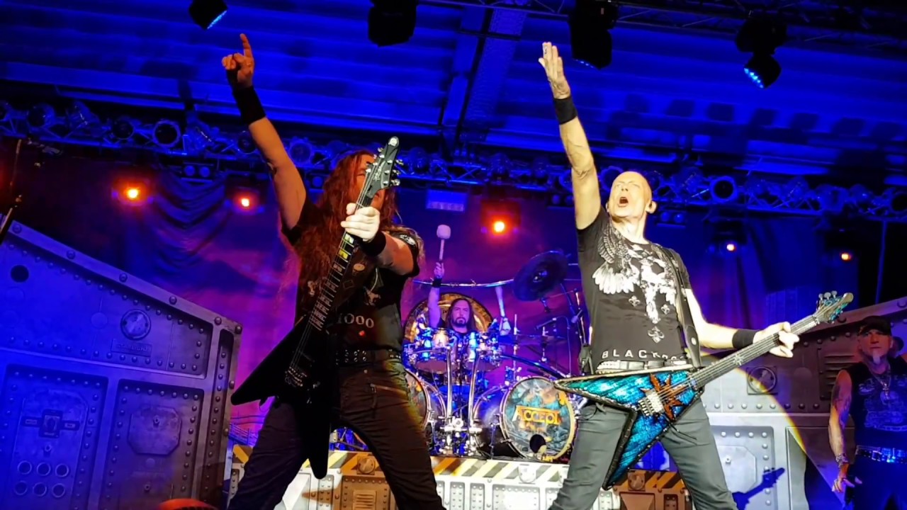 ACCEPT live mit Princess of the dawn im Airport Obertraubling - YouTube
