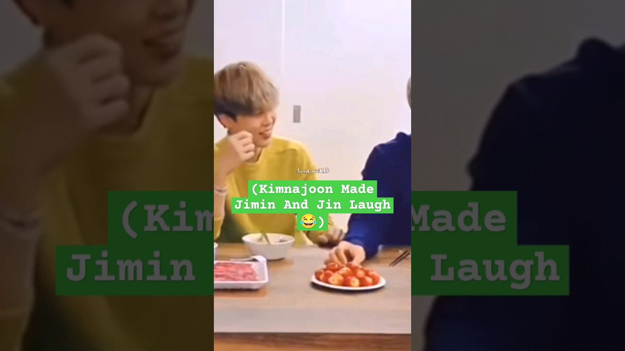 Kim Namjoon Made Jimin Jin Laugh In Vlive😂 