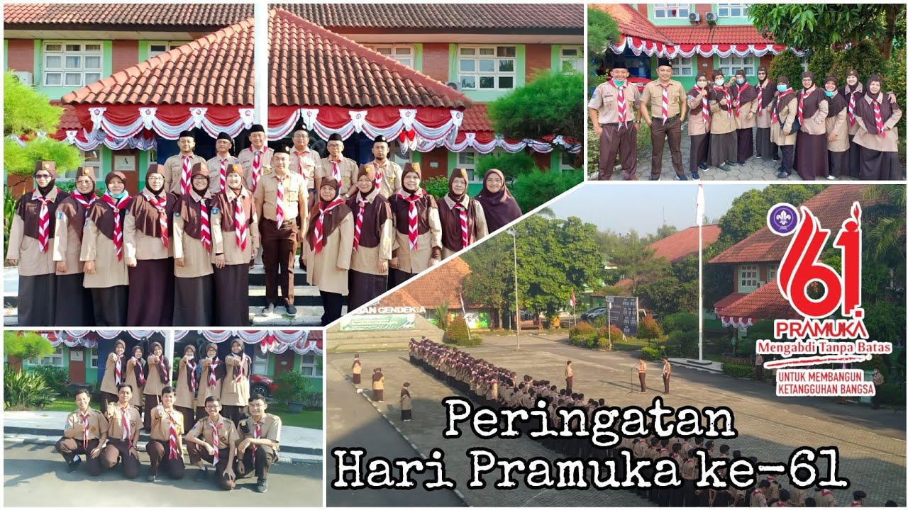 Upacara Hari Pramuka ke-61 dan Penerimaan Tamu Ambalan Habibie-Ainun