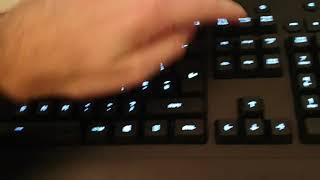 Logitech G213 - switches to a random LED preset wlile gaming - problem or feature - solved!