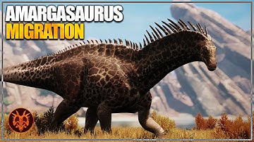AMARGASAURUS HERD MIGRATION | Veloccis Realm | Path of Titans