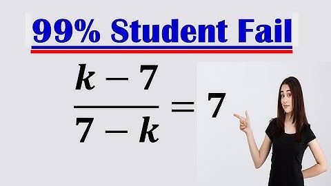 Harvard University Interview Question | Find k?
