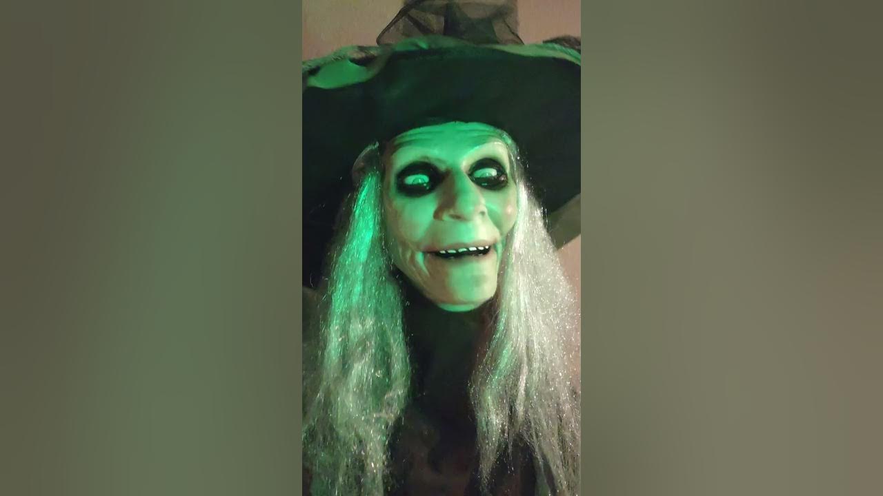 LETHAL LILY WITCH ANIMATRONIC from HOME DEPOT (Halloween Animatronics