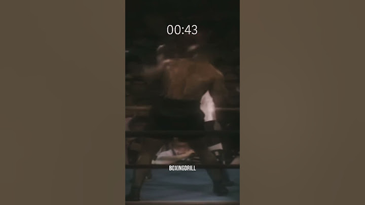 Mike Tyson 30 second KO