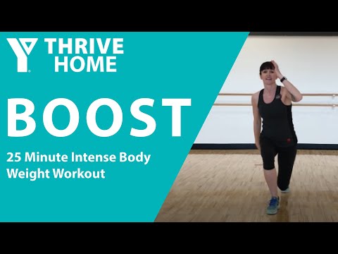 YThrive BOOST 5: A Demanding 25 Minute Body Weight Workout