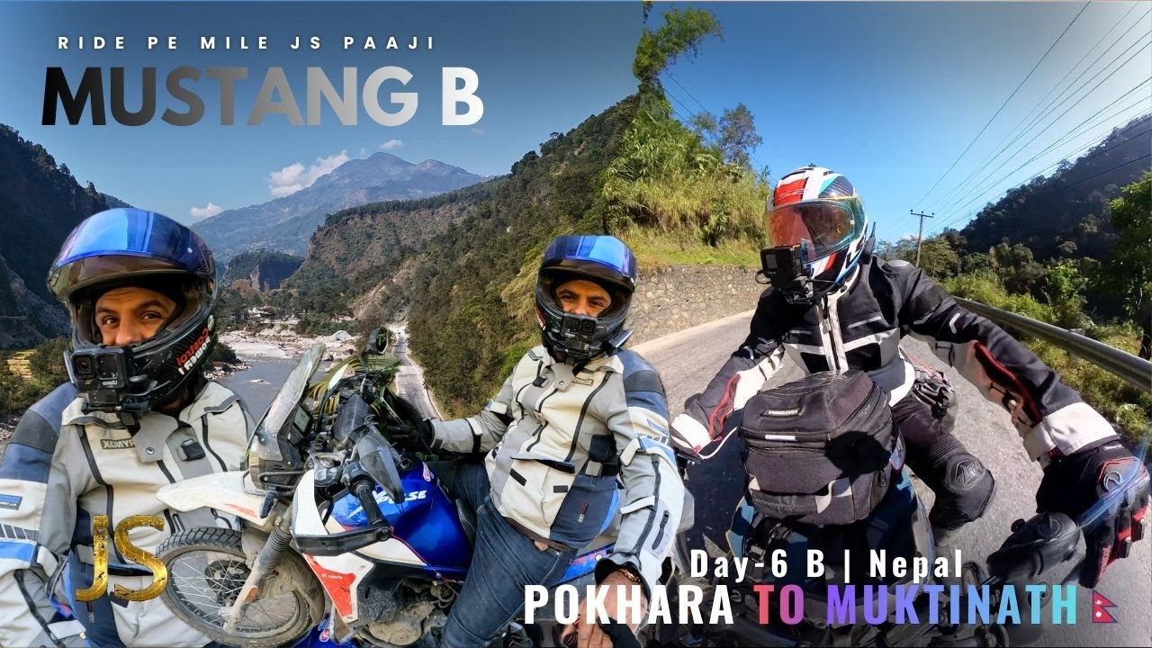 Day 6 Part B - Pokhara se Muktinath Ride Pe @jsfilmsindia Paaji Mil Gye Full Power - What a Legend