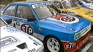 European Rallycross Showman Martin Schanche and John Welch Escort Xtrac’s last Qualifying heat 1985.