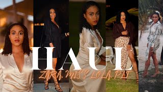 HAUL - ZARA, PRETTY LITTLE THING, MISS LOLA - (Outfits I wore to Jamaica)