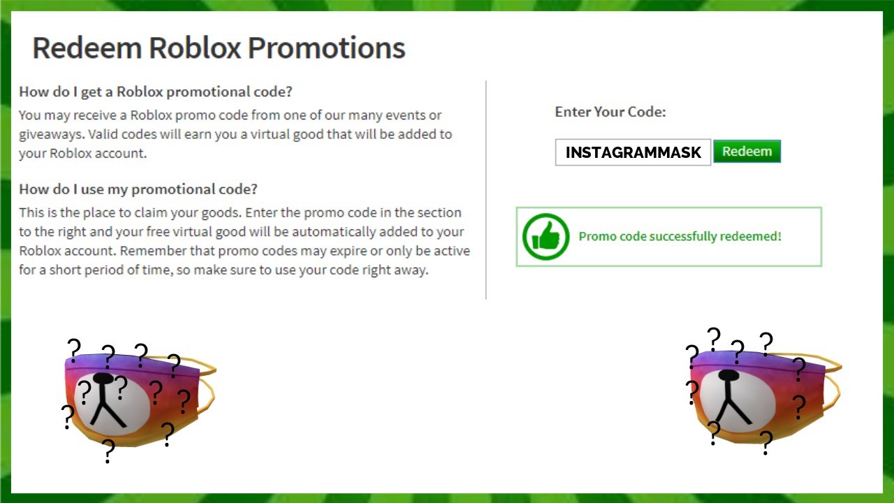 How To Go To Redeem Roblox Promotions