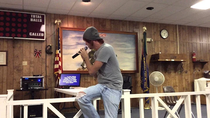 Kerry Roy sings at family reunion 2014!