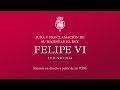 Acto solemne de Jura y Proclamación de de Su Majestad el Rey Don Felipe VI