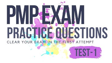 PMP Exam Practice Question Test 1