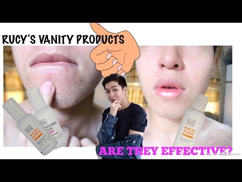 GET RID OF ACNE IN A WEEK | RUCY&#;S VANITY ACNE TONER, LOTION AND WHITENING SERUM REVIEW