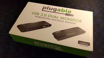 Plugable USB 3.0 Dual Monitor Horizontal Docking Station UD-3900H. Unbox, installation, impressions.