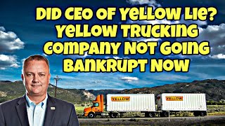 Yellow Trucking Company Will Not Go Bankrupt Now 🤯 9100 Truckers Will Still Have A Job 😇