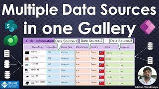 Multiple Data Sources in one Gallery Power Apps screenshot 3