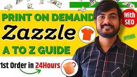 Zazzle Print On Demand | Print On Demand Business 2025 | Zazzle Tutorial For Beginners