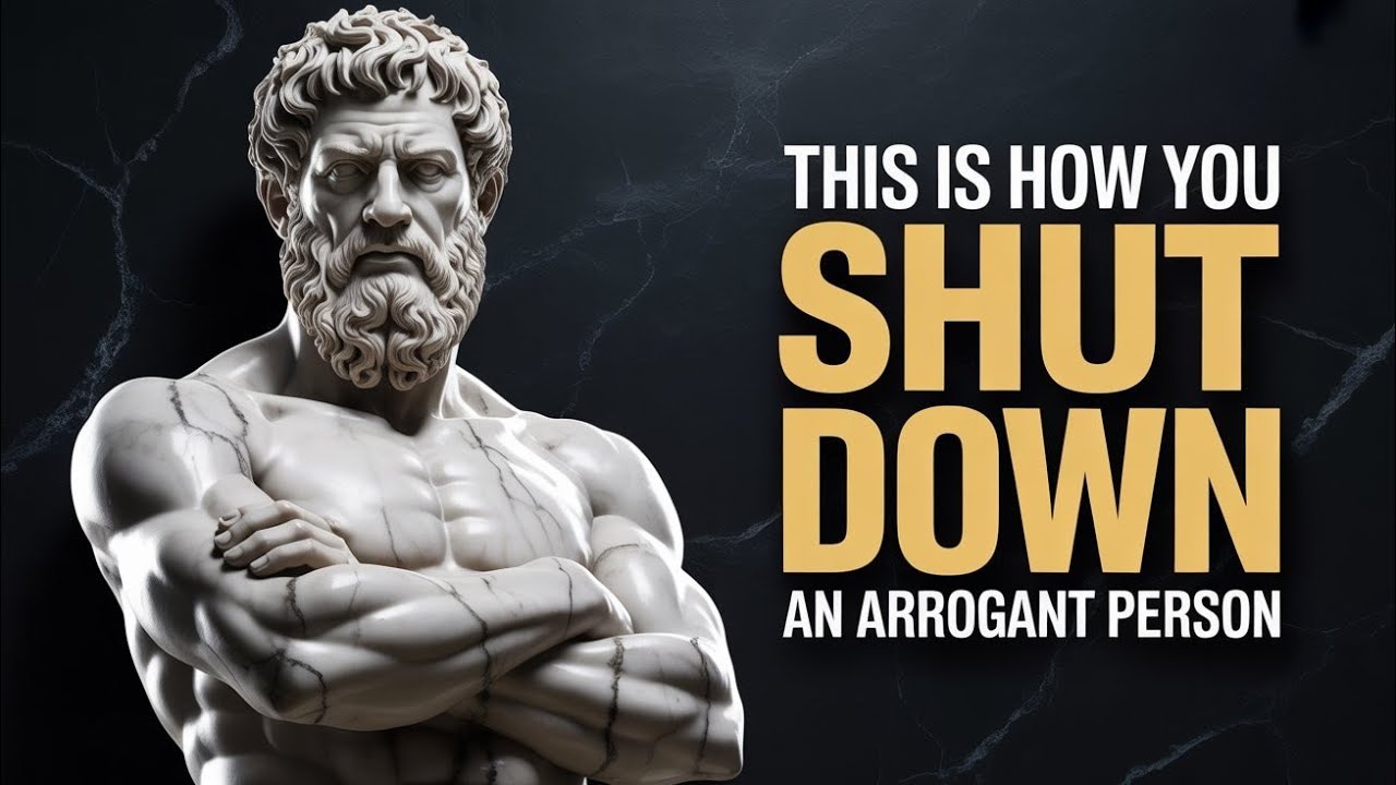 5 Powerful Phrases That Disarm Arrogant People | Stoicism | Stoic Lessons